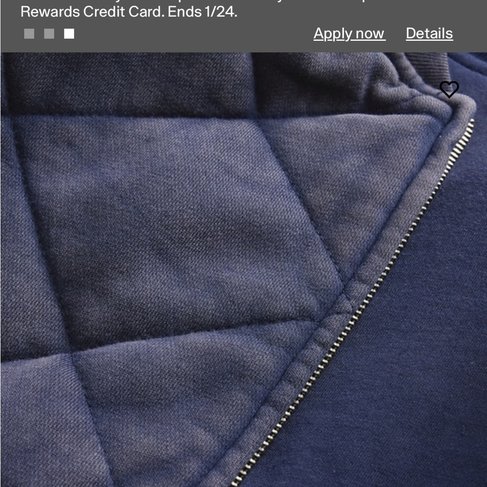 GAP Navy Quilted Puffer Jacket - Picture 5 of 5